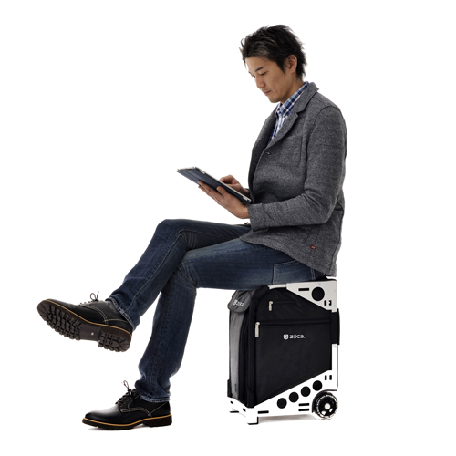 1-3泊] ZUCA PRO Travel 32L Silver / Black 2輪 「スタンダード