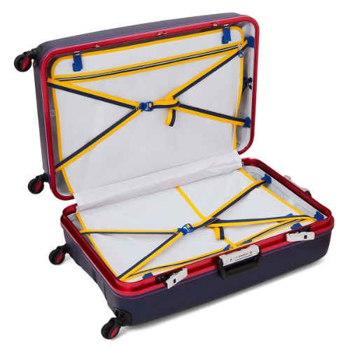 10泊以上]イノベーター 90L マットネイビー×レッド 4輪 innovator