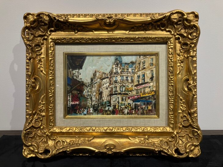 児玉幸雄 作 『パリー風景』 ｜骨董品買取 緑和堂
