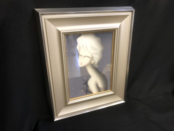 東郷青児 作 油彩画『婦人像』 ｜骨董品買取 緑和堂