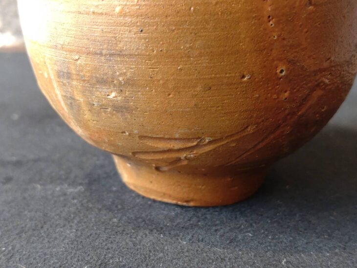 藤原雄 『備前緋襷 酒杯』 ｜骨董品買取 緑和堂