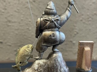 関武比古 作 『純銀 恵比寿天』 ｜骨董品買取 緑和堂