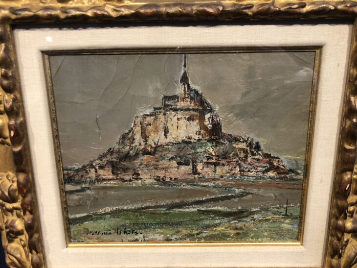 浮田克躬 作 『モン・サン・ミシェル』 買取価格相場｜骨董品買取 緑和堂