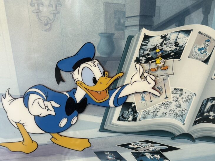 ディズニー セル画 『Donalds Memory Book』 ｜骨董品買取 緑和堂