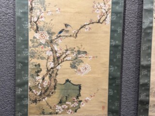 藤堂凌雲 『花鳥画 双幅』 ｜骨董品買取 緑和堂