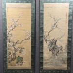 藤堂凌雲 『花鳥画 双幅』 ｜骨董品買取 緑和堂