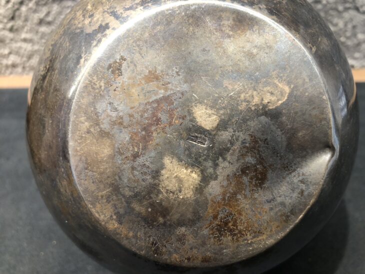 般若心経 純銀湯沸 ｜骨董品買取 緑和堂