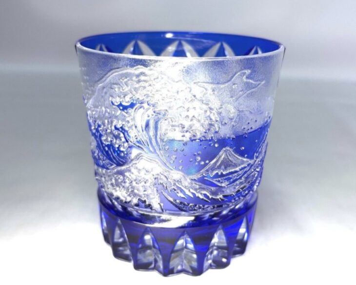 木村泰典 『江戸切子 グラス』 ｜骨董品買取 緑和堂