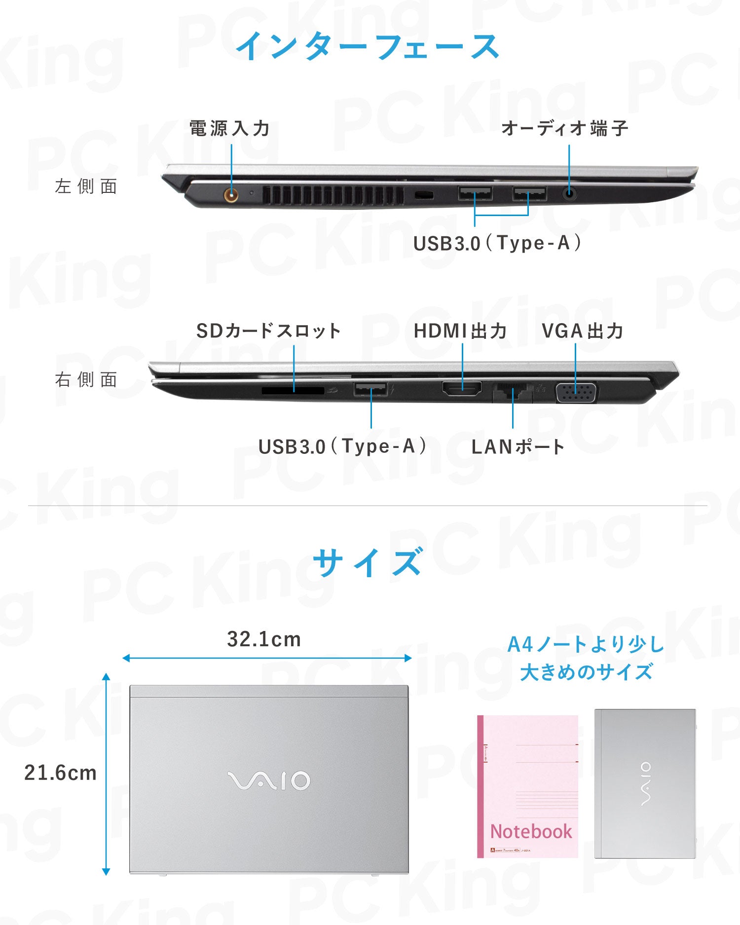 VAIO Pro VJPG11 第8世代 Core i5 メモリ 8GB SSD 256GB office付き