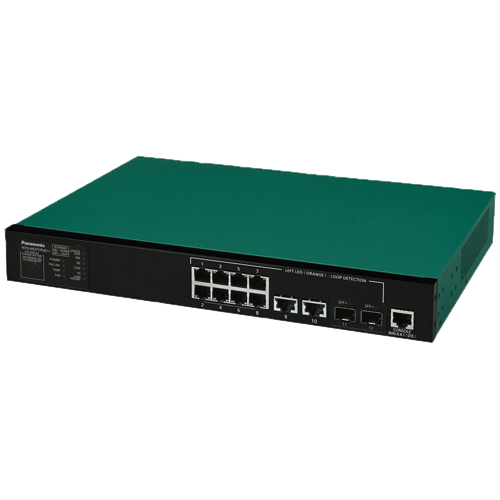 ZLP290894 パナソニック スイッチングハブ (PoE HUB) MXG-ML8THPoE++