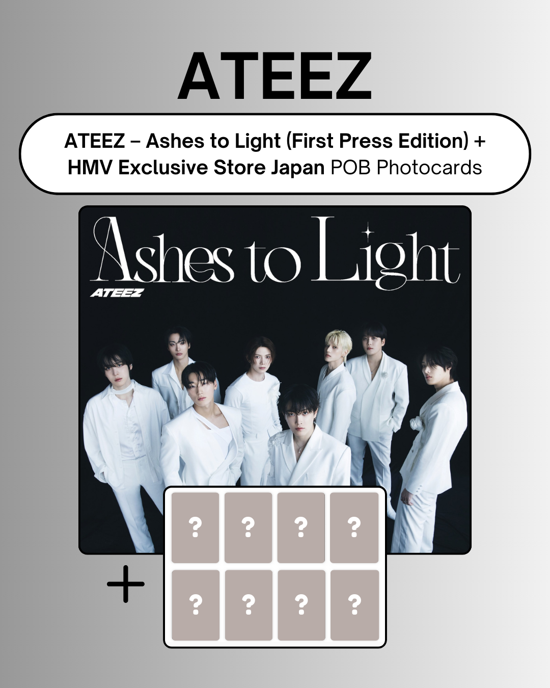09/16 ATEEZ JAPAN] ATEEZ – Ashes to Light (First Press Edition) +