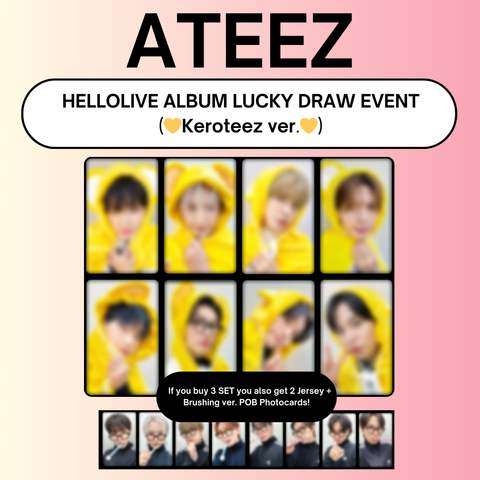12/29 HELLOLIVE LUCKY DRAW EVENT] ATEEZ - GOLDEN HOUR : Part.1