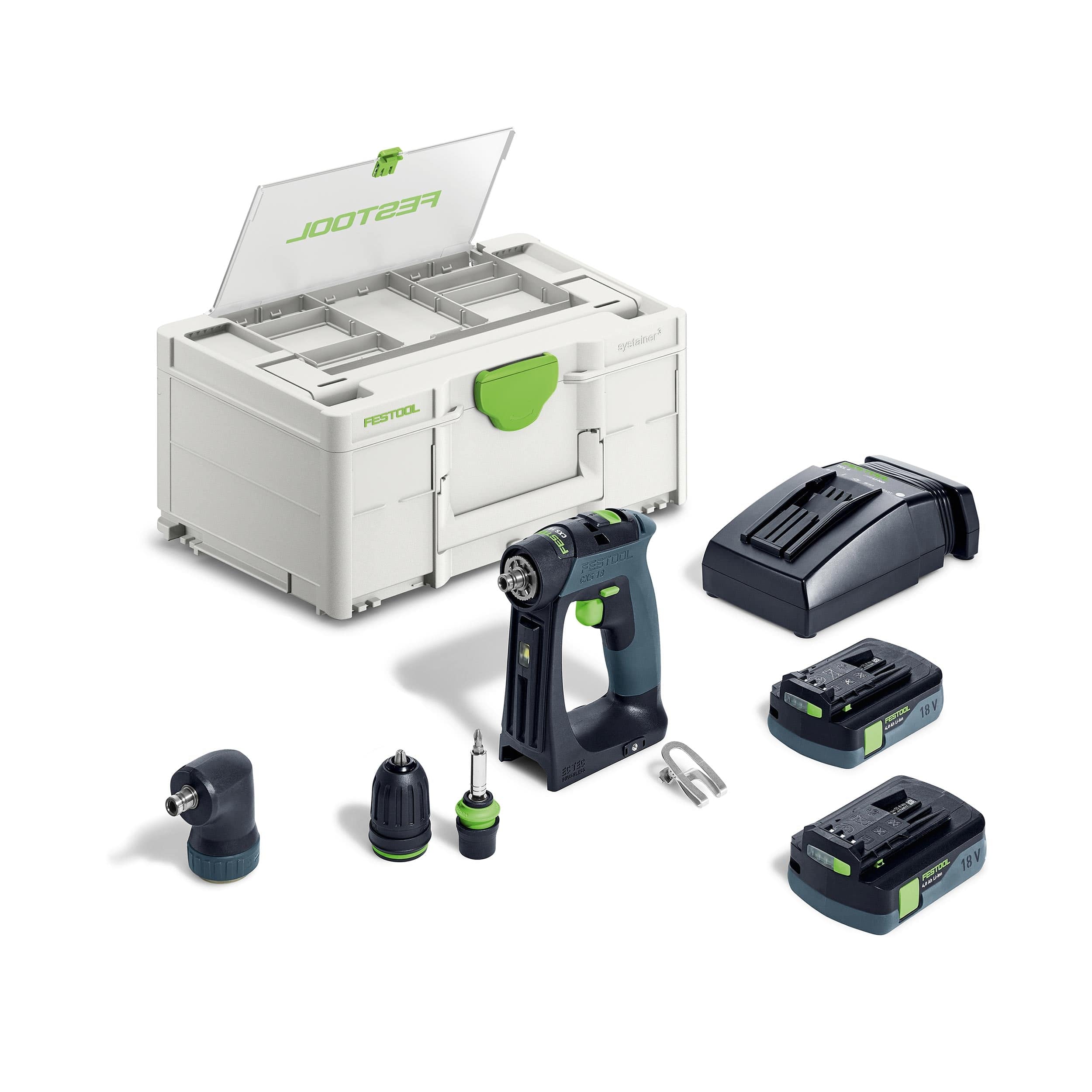 Festool - CXS 18 HPC 4.0 I-Set Cordless Drill | Woodcraft