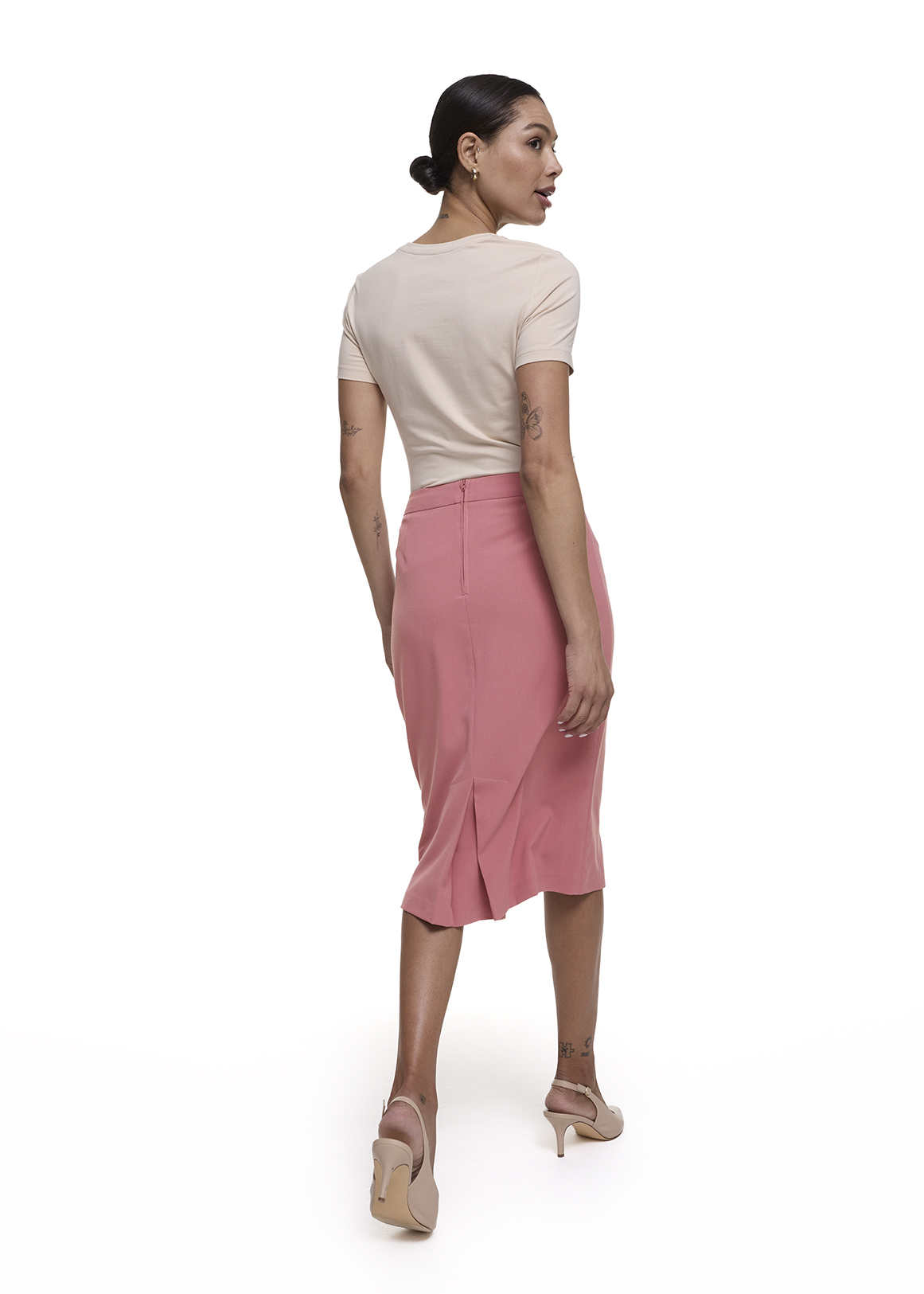 Stretch Viscose Blend Pencil Skirt | Woolworths.co.za