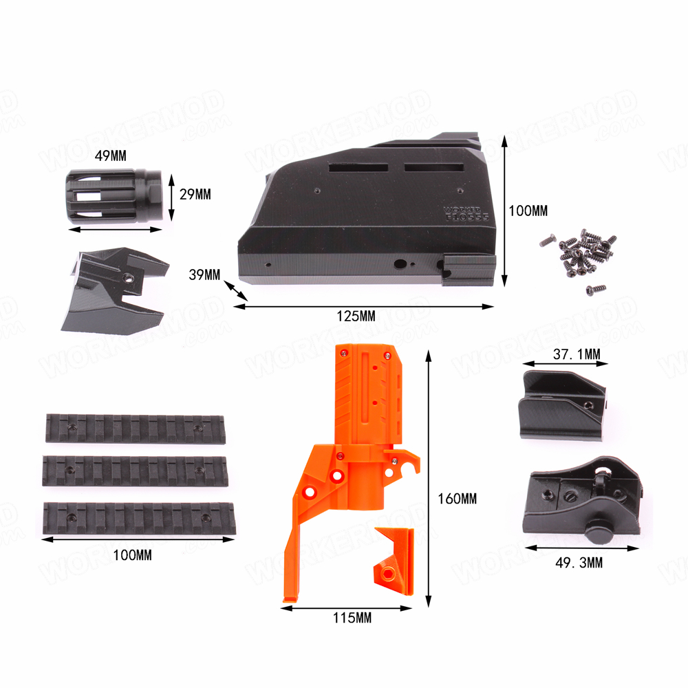No.107 Scorpion EVO3 Front Tube Kit(with Front Tube Adaptor) for
