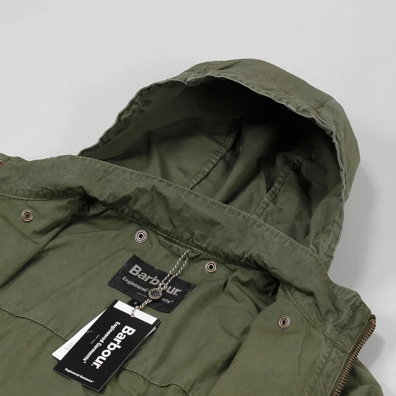 Barbour x Engineered Garments Washed Cowen Casual Jacket Olive