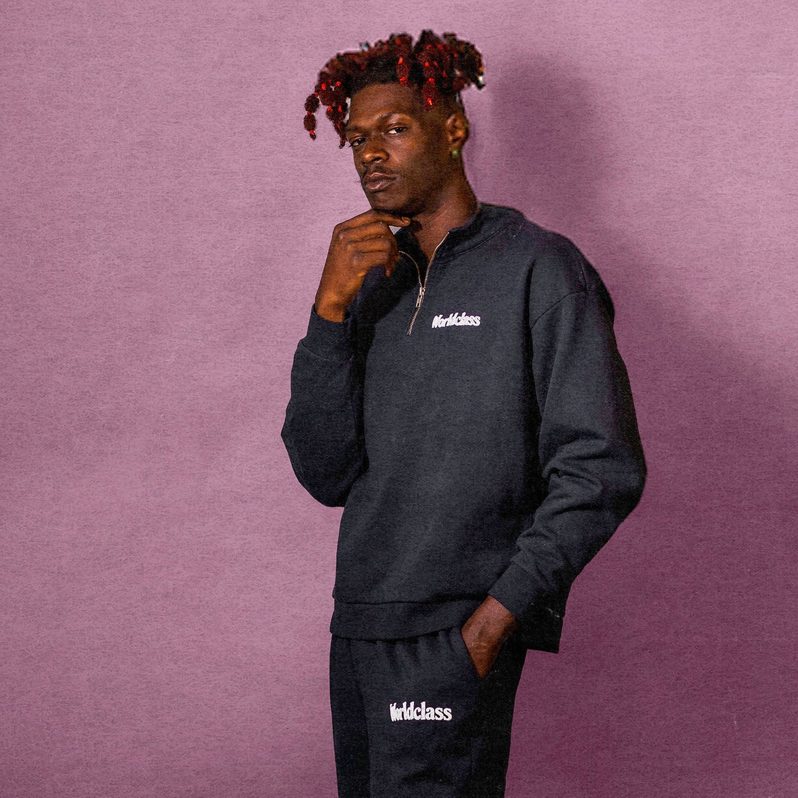 Signature Quarter Zip Sweatshirt – Worldclass