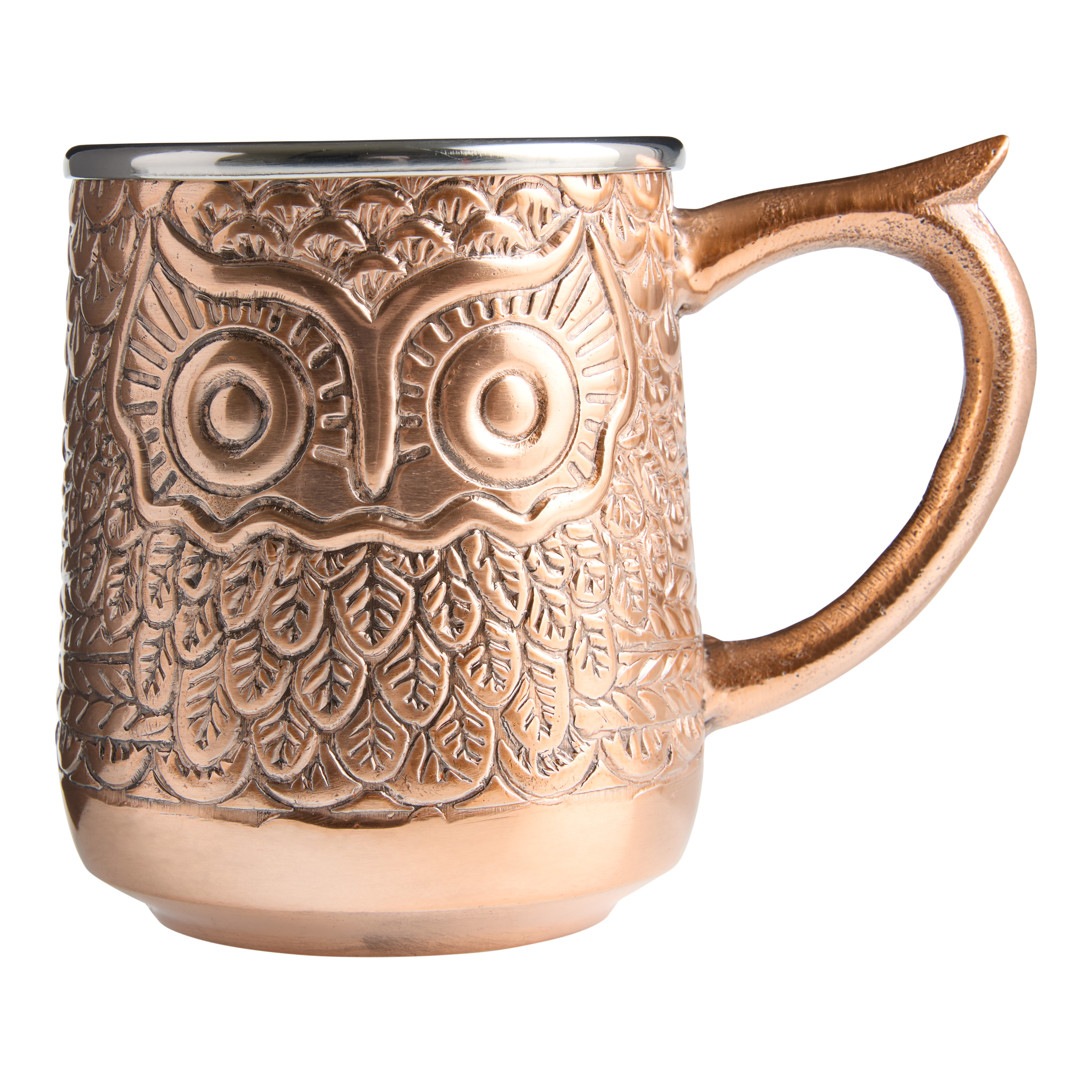 Moscow Mule Owl Copper Stainless Steel Mug - World Market