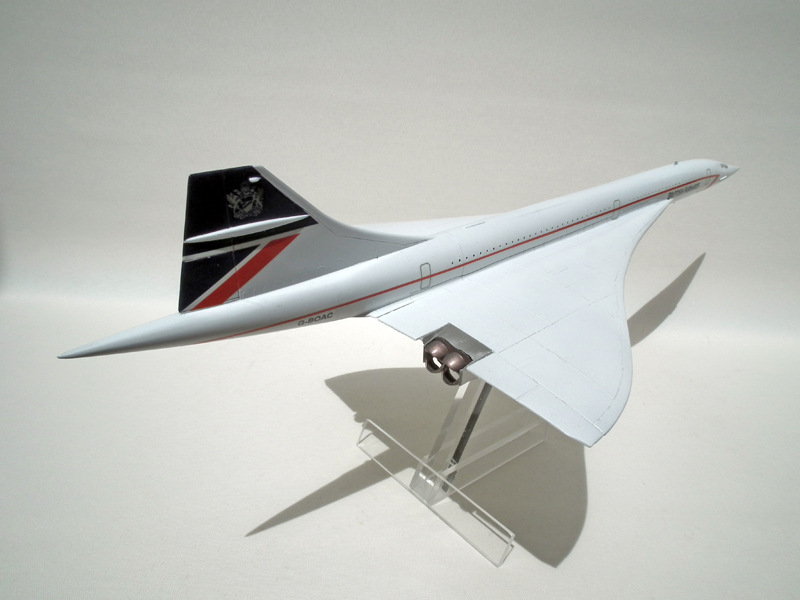 2017年10月号＞飛行機プラモデル製作＞ コンコルド (エアフィックス 1/144)