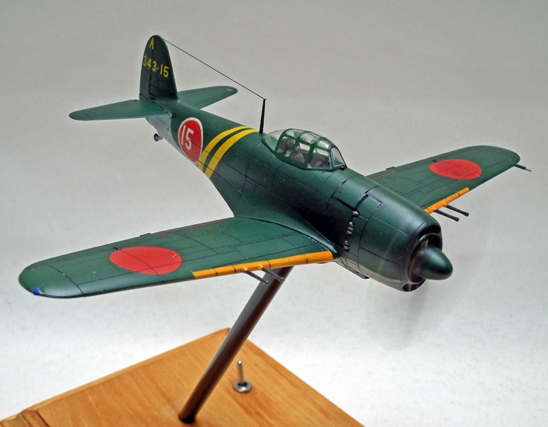 川西 局地戦闘機「紫電改」(ハセガワ1/72)＞飛行機プラモデル製作