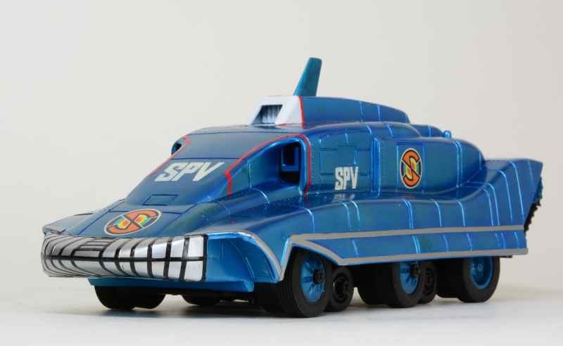 キャプテンスカーレット 電動走行 追跡戦闘車(アオシマ（イマイ