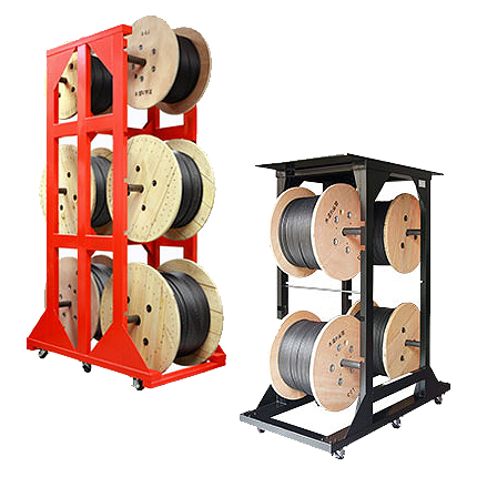 電線ドラム収納ラック/M2734WL-4804D | シロ産業 |