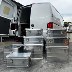 アルミ製コンテナボックス アルミニウム（30L）/M2208DM-EX30AT/測定