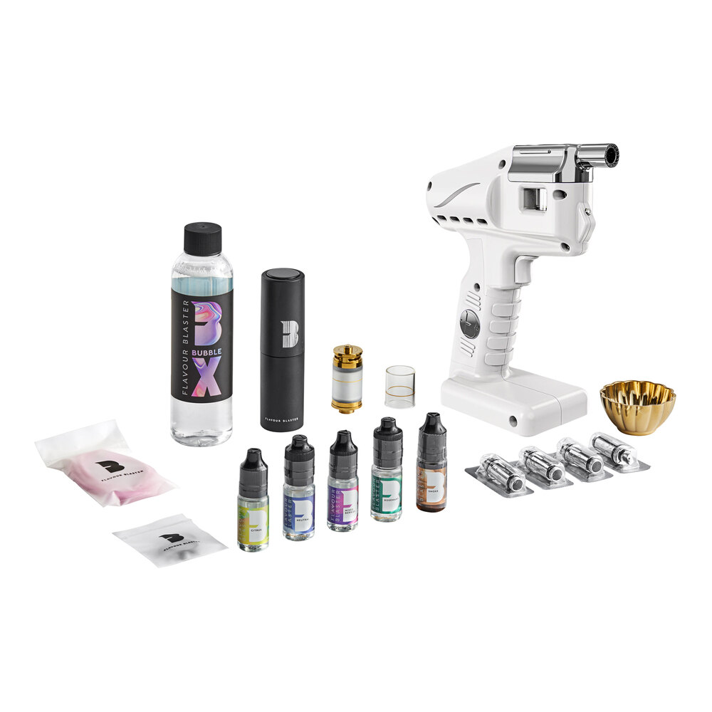 Flavour Blaster White Pro 2 Cocktail Gun All-in-One Starter Kit