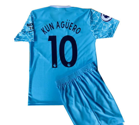 アグエロ＃10 マンチェスターシティ(ホーム)20/21 子供用上下セット