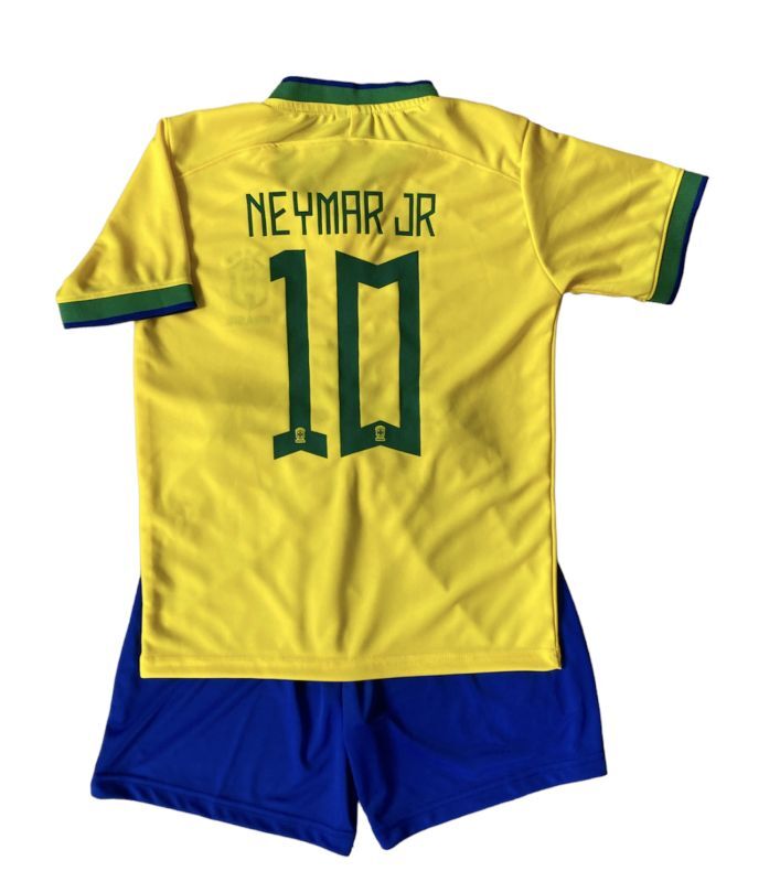 W杯モデル】ネイマール＃10 ブラジル代表（ホーム）22/23 子供用上下
