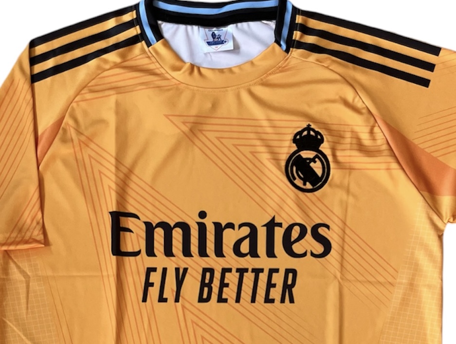 エムバペ背番号9 レアルマドリード アウェイ オレンジ 24/25 レプリカ