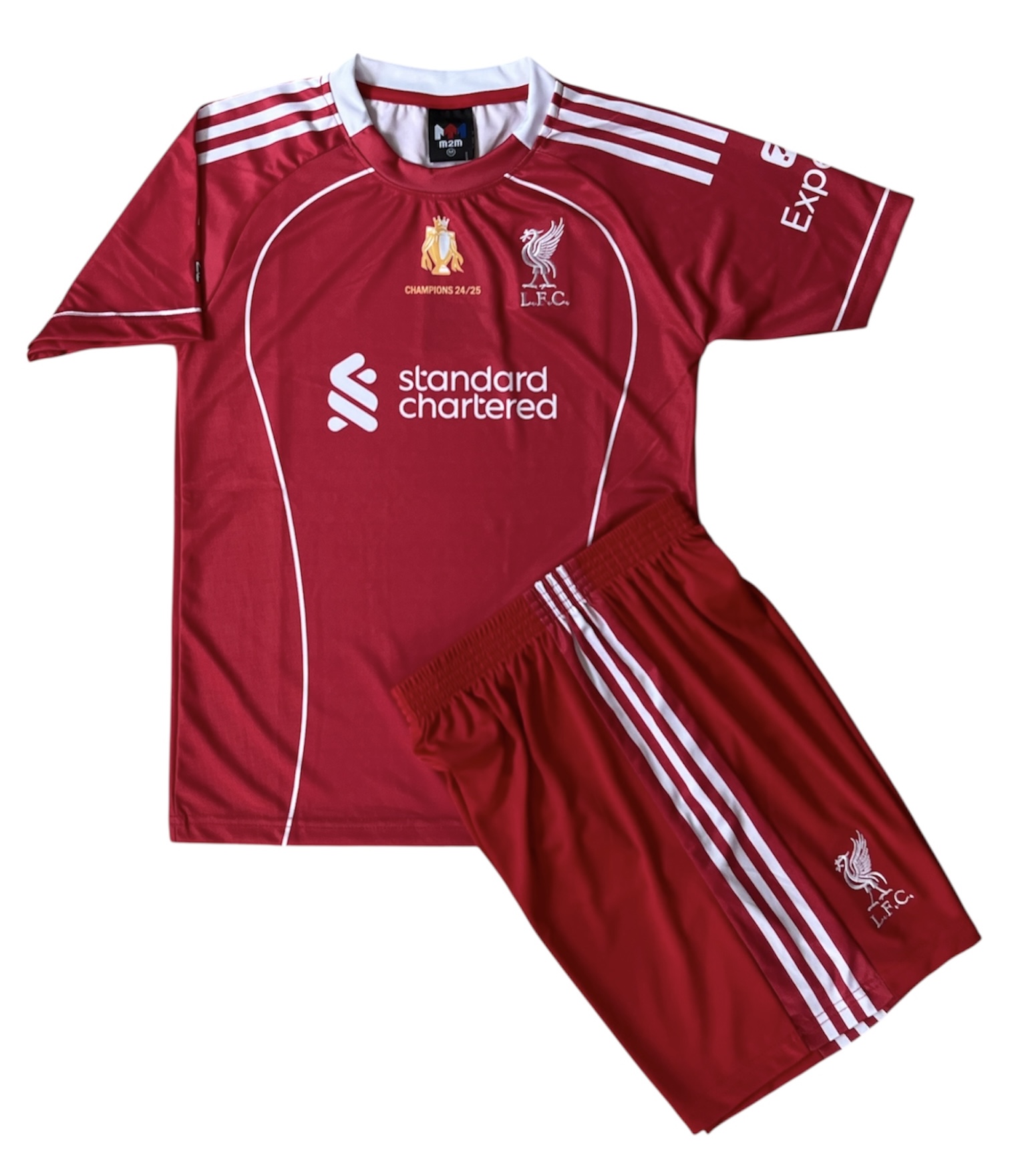 25/26 リバプール ホーム 子供用上下セット レプリカユニフォーム
