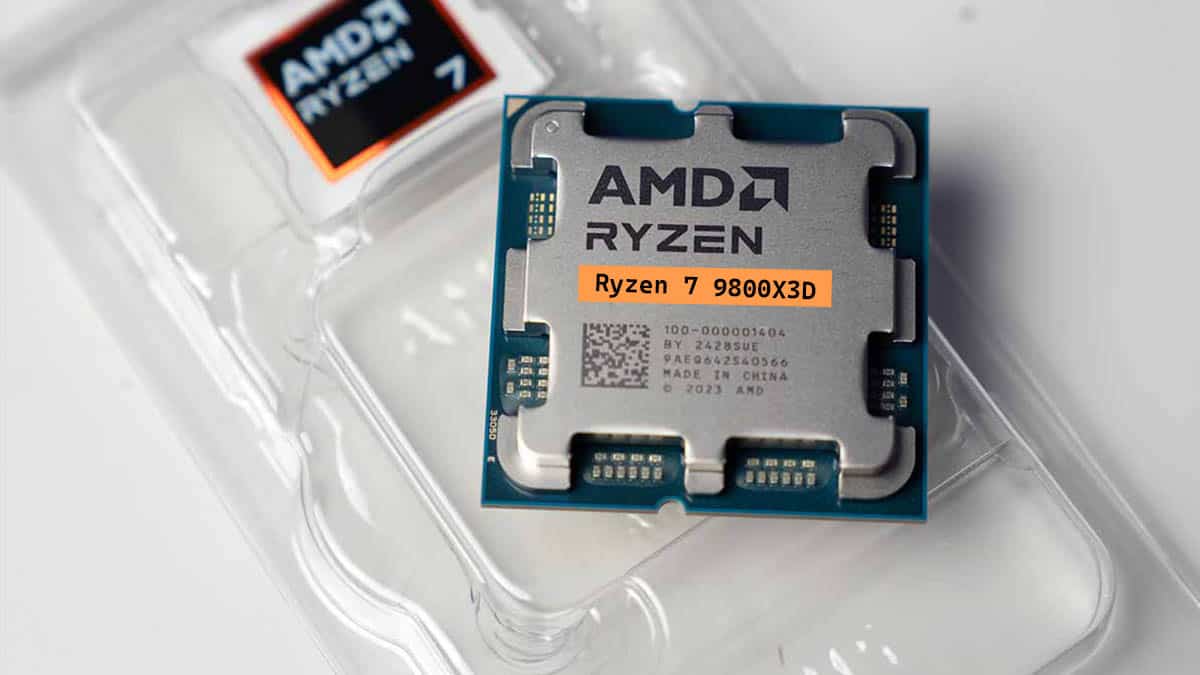 Ryzen 7 9800X3D packaging leak states
