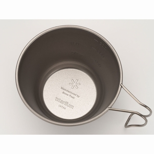 深型チタンシェラカップ 蓋付キ （フカガタチタンシェラカップフタツキ