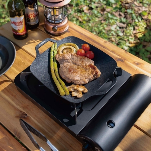 スクエア グリルプレート20×20cm CAPTAIN STAG（キャプテンスタッグ