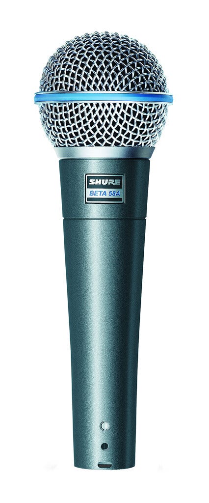 Shure Beta 58A Dynamic Microphone - Pro Vocal Performance