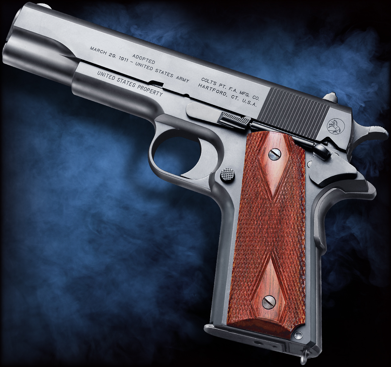 完売】WA【コルト】M1911 100周年記念モデル ウッドグリップver