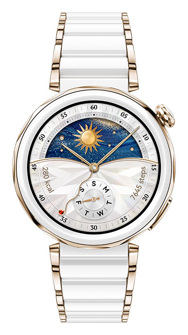 Huawei Watch GT5 42mm White Ceramic - watchesonline.com