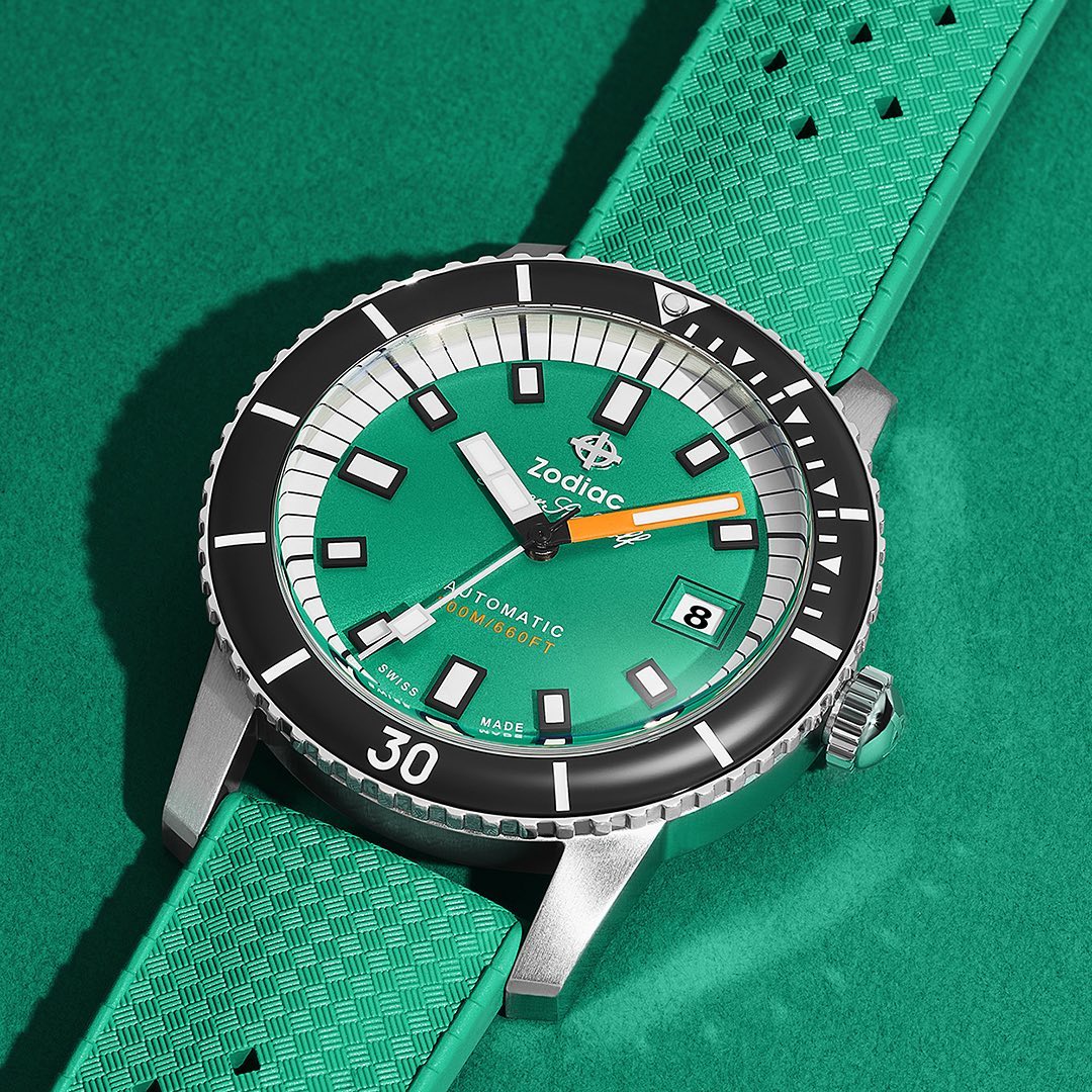 Zodiac ZO9305 Super Sea Wolf Automatic Seafoam | Watches.com