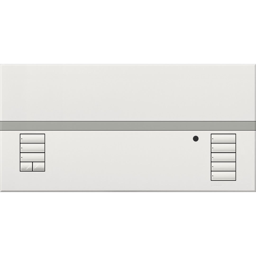 Lutron QSGRJ-6P-1WH GRAFIK Eye QS Control Unit with 6 Lighting / 1