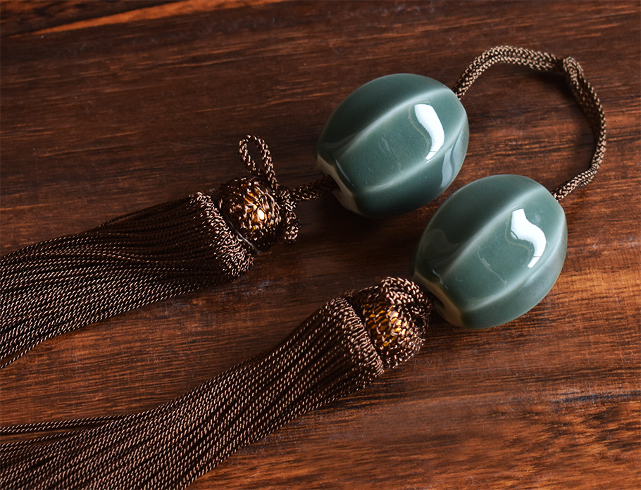 九谷焼 風鎮 青磁【アウトレット】 九谷焼専門店 和座本舗