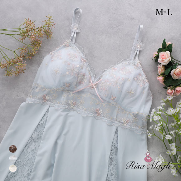 リサマリ キャシー カップ付き スリップ ランジェリー Risa Magli