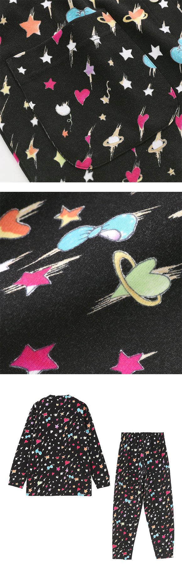 ワコール ツモリチサト スリープ 不思議の国 長袖 シャツパジャマ 上下