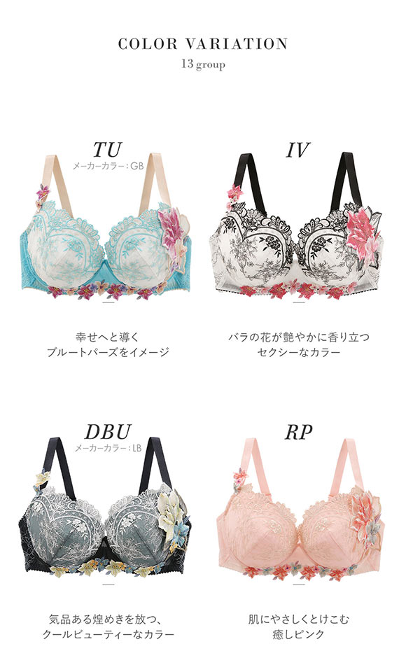 ワコール サルート 13グループ 13G P-UP ブラジャー G プッシュアップ