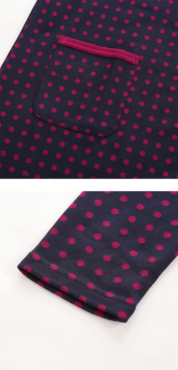 ワコール マタノアツコ ワンピース ルームウェア パジャマ ドット 綿