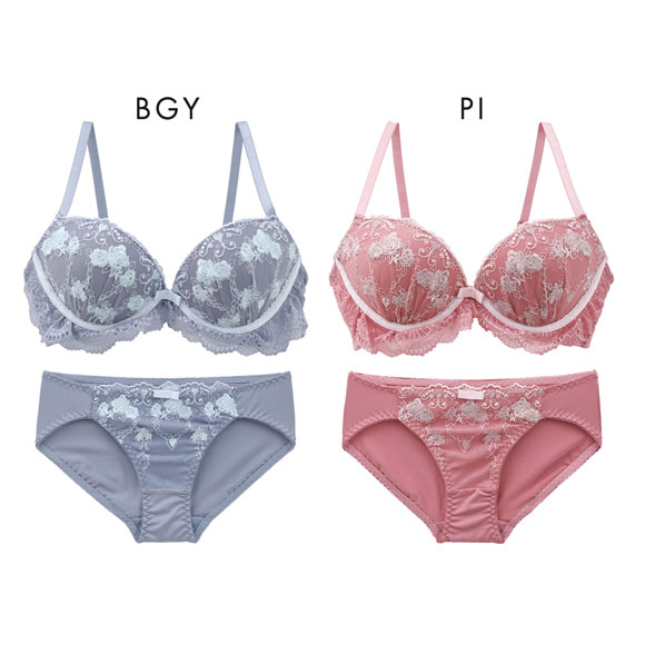 エレガント ロマンティックローズ ブラセット ABCDEF 大きいサイズ