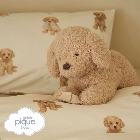 ジェラートピケ スリープ トイプードル ピロークッション ジェラピケ