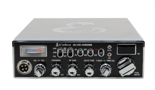 Cobra 29 LTD Chrome with Peak & Echo Upgrades w Astatic mic