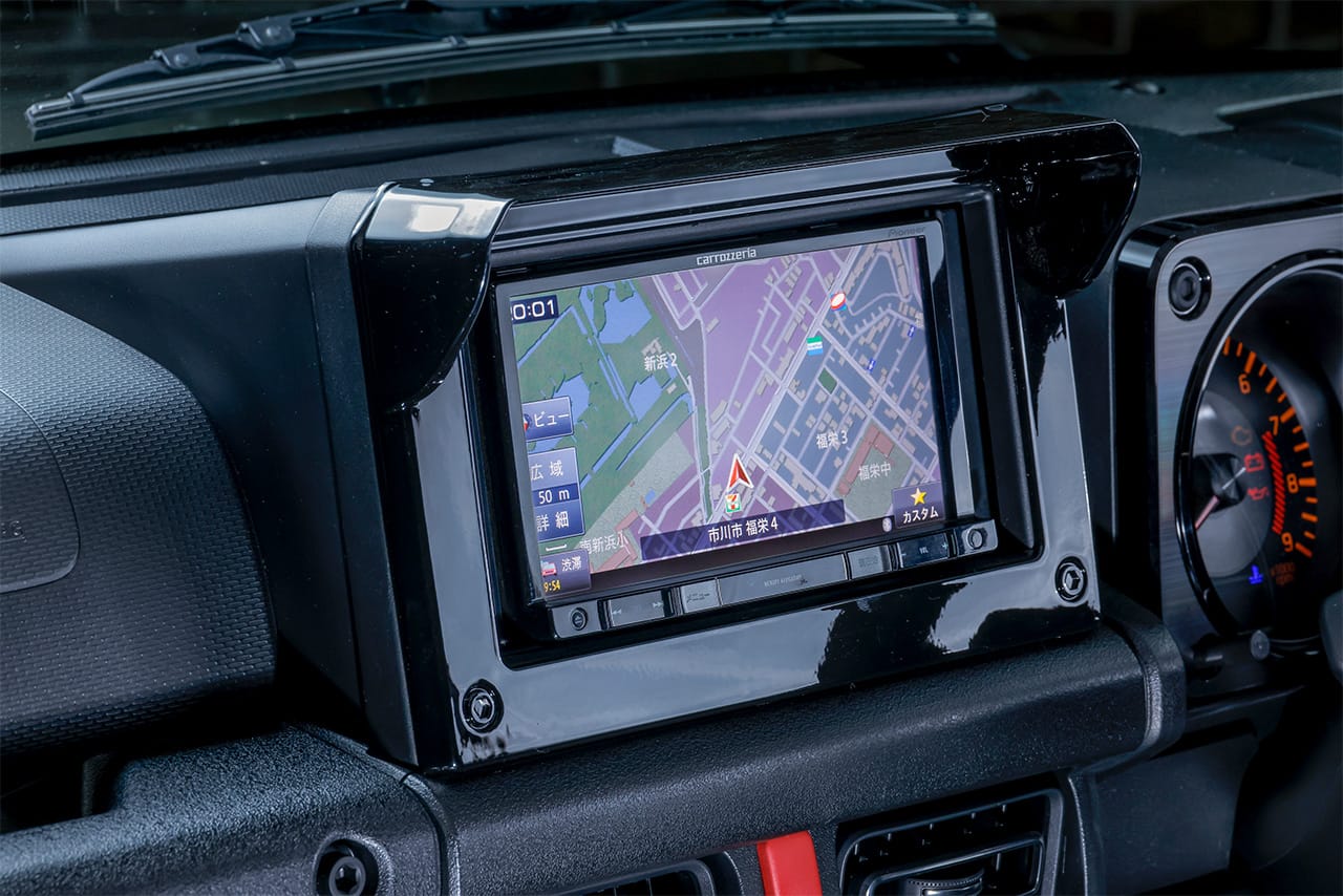 JB64W JB74W ジムニー シエラ ナビバイザー 7インチ用 - WANGAN357