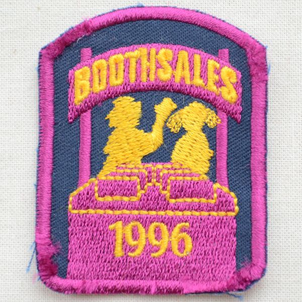 ヴィンテージレプリカワッペン ブースセールズ1996(糊なし) | ワッペン